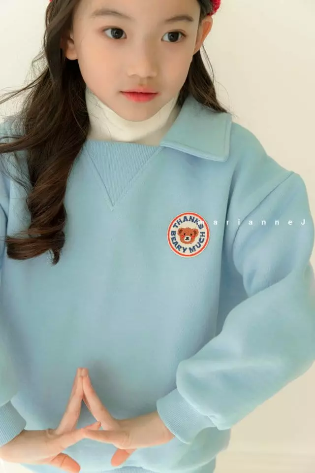 Mariannej - Korean Children Fashion - #kidsstore - Wapen Color Top Bottom Set - 4