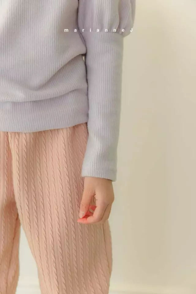 Mariannej - Korean Children Fashion - #littlefashionista - Mellow Puff Sleeves Tee - 2