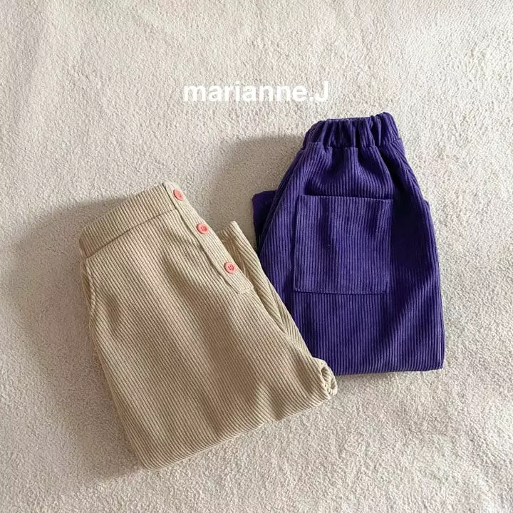 Mariannej - Korean Children Fashion - #littlefashionista - Button Rib Pants - 12