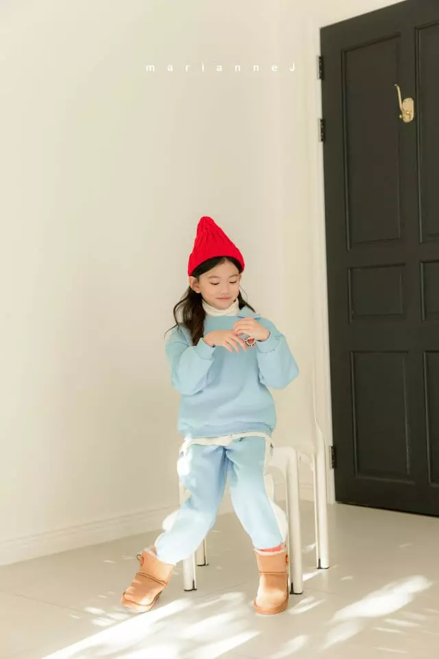 Mariannej - Korean Children Fashion - #magicofchildhood - Wapen Color Top Bottom Set - 7
