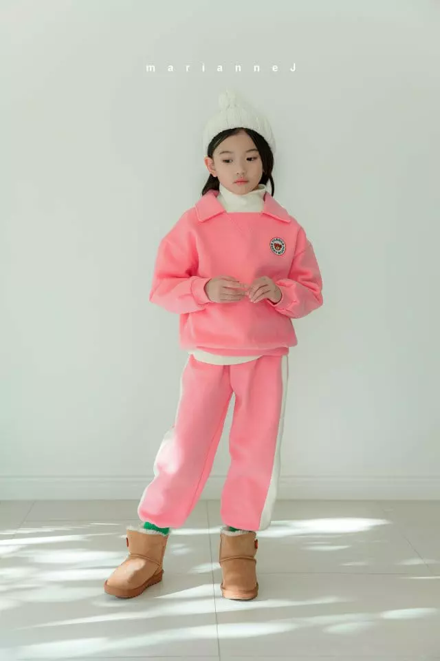 Mariannej - Korean Children Fashion - #minifashionista - Wapen Color Top Bottom Set - 8