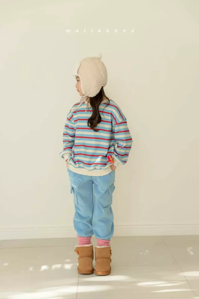 Mariannej - Korean Children Fashion - #minifashionista - Smil Stripes Sweatshirt - 3