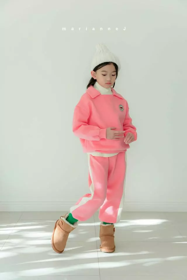 Mariannej - Korean Children Fashion - #prettylittlegirls - Wapen Color Top Bottom Set - 9