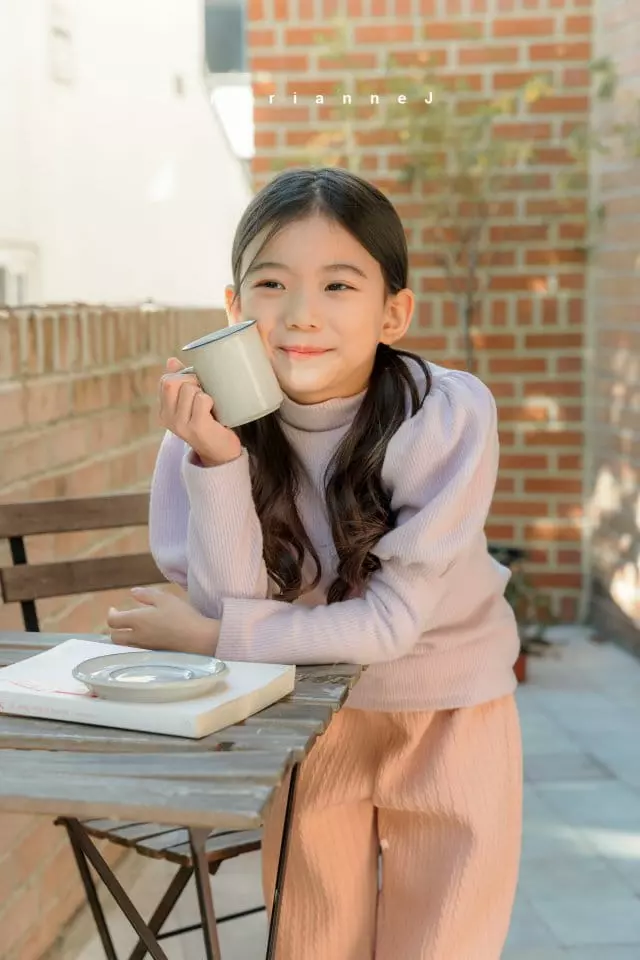 Mariannej - Korean Children Fashion - #prettylittlegirls - Mellow Puff Sleeves Tee - 5