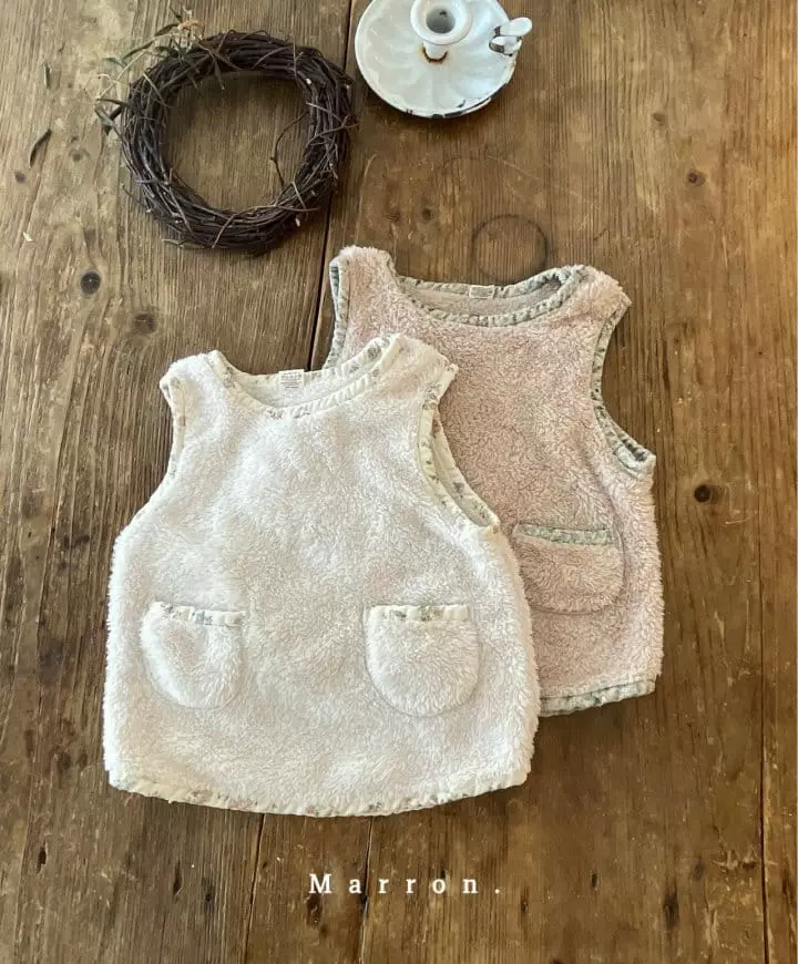 Marron Kid - Korean Baby Fashion - #babyfever - Bebe Sleep Vest - 3