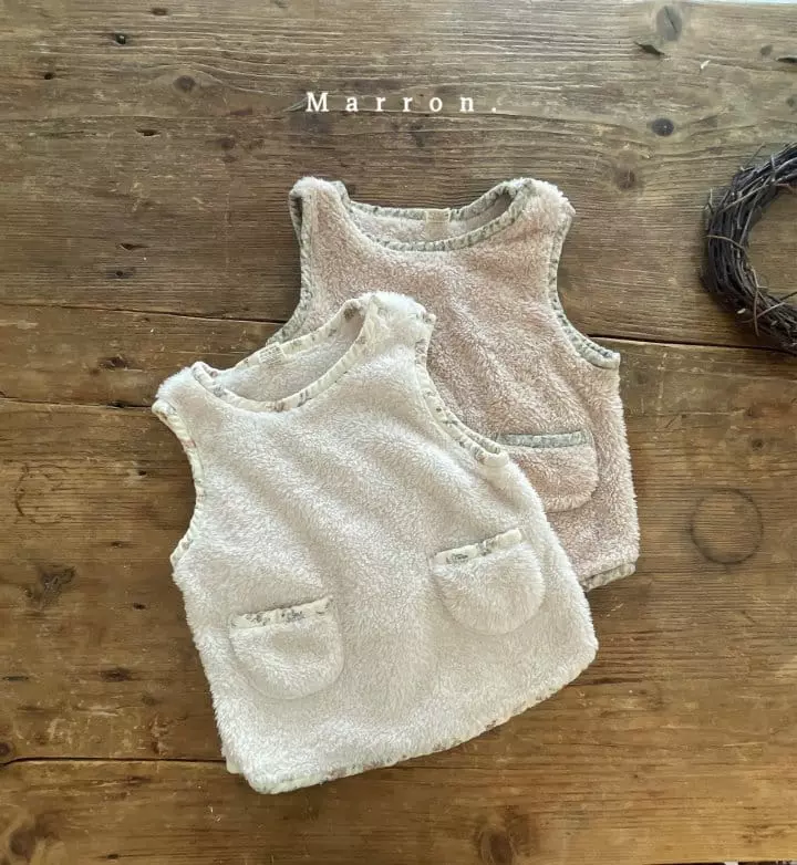 Marron Kid - Korean Baby Fashion - #babylifestyle - Bebe Sleep Vest - 5
