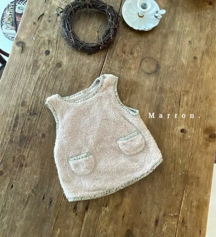 Marron Kid - Korean Baby Fashion - #babyoninstagram - Bebe Sleep Vest - 6