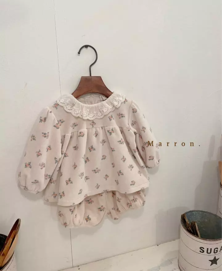 Marron Kid - Korean Baby Fashion - #babyoutfit - Bebe Romance Blouse - 6