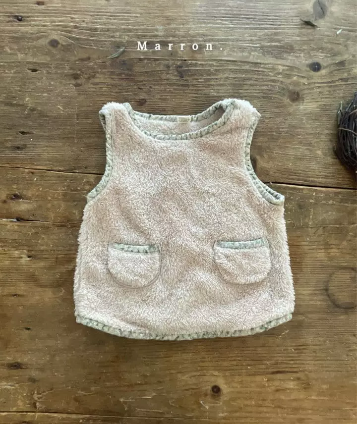Marron Kid - Korean Baby Fashion - #babyoutfit - Bebe Sleep Vest - 8