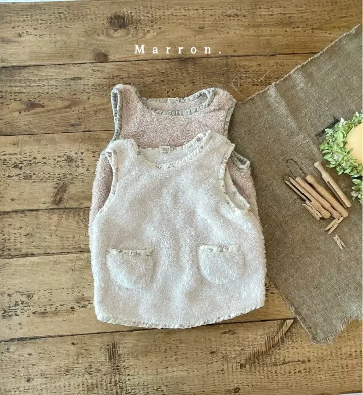Marron Kid - Korean Baby Fashion - #babyoutfit - Bebe Sleep Vest - 9
