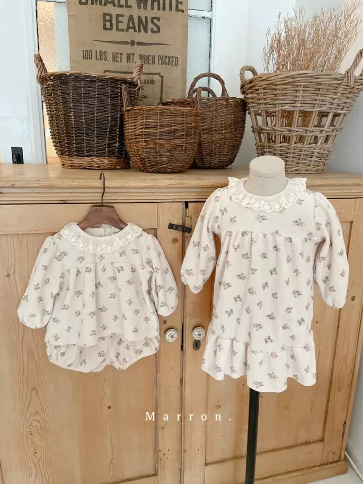 Marron Kid - Korean Baby Fashion - #onlinebabyboutique - Bebe Romance Blouse - 8