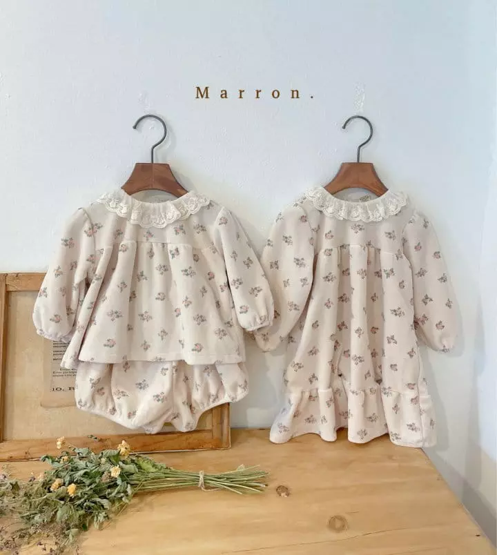 Marron Kid - Korean Children Fashion - #kidsshorts - Romance One-piece - 2