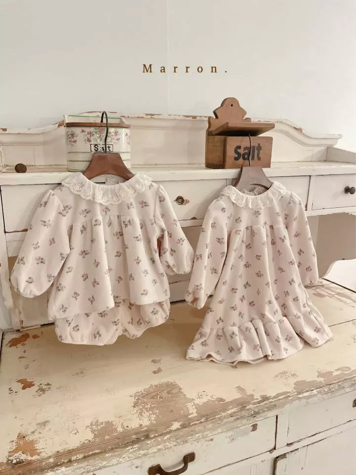 Marron Kid - Korean Children Fashion - #kidsstore - Romance One-piece - 3