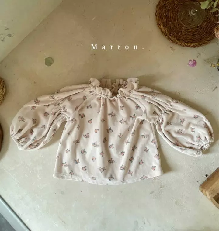 Marron Kid - Korean Children Fashion - #kidsstore - Romance Blouse