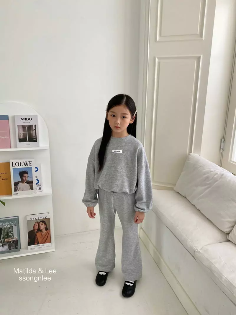 Matilda & Lee - Korean Children Fashion - #Kfashion4kids - Label Rib Set