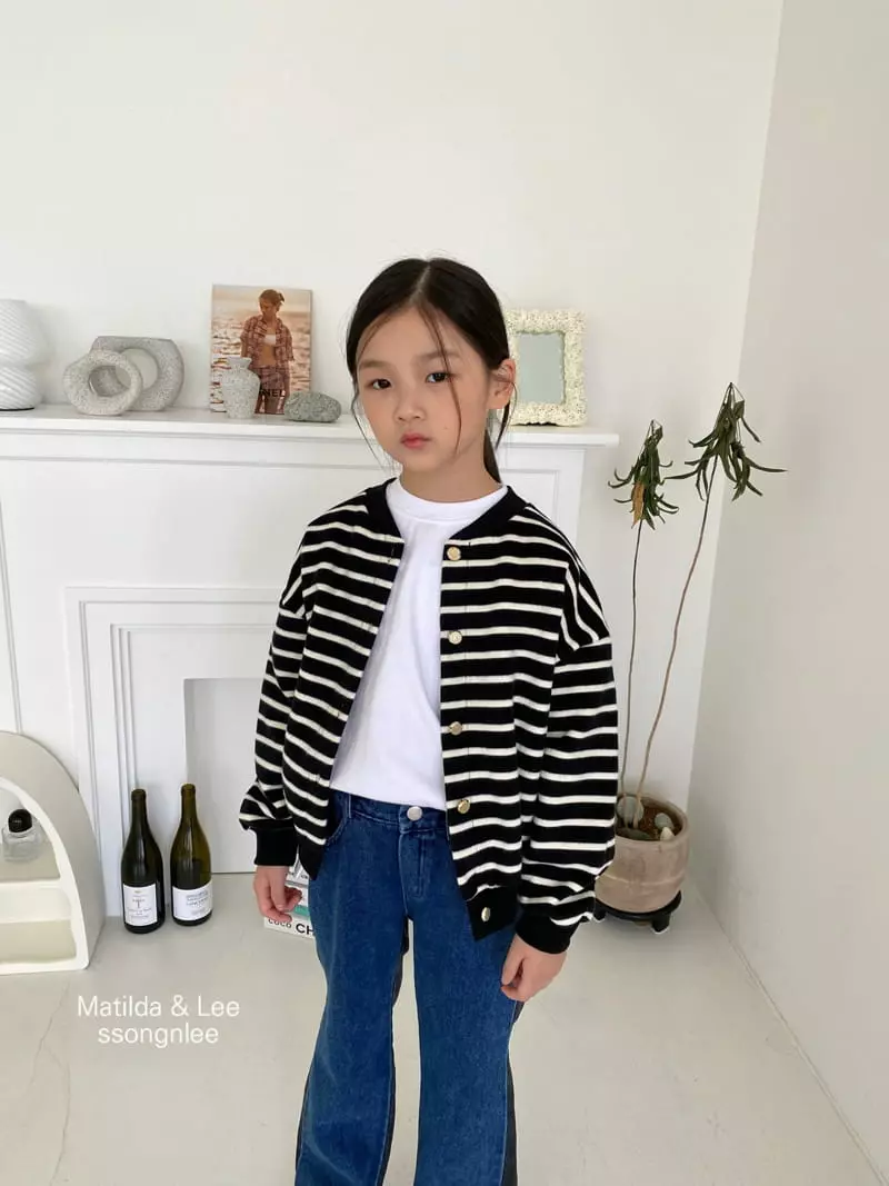 Matilda & Lee - Korean Children Fashion - #childrensboutique - Stripes Cardigan - 3