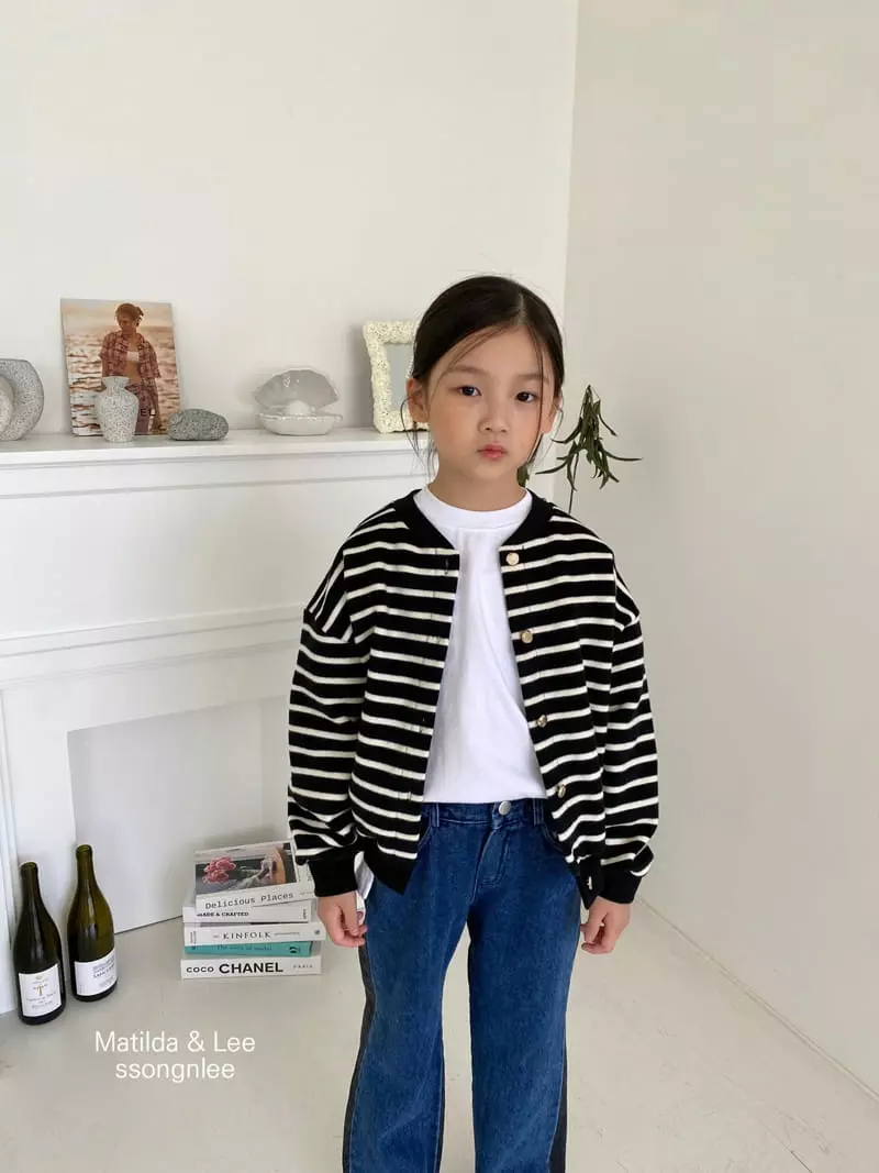 Matilda & Lee - Korean Children Fashion - #childrensboutique - Stripes Cardigan - 4
