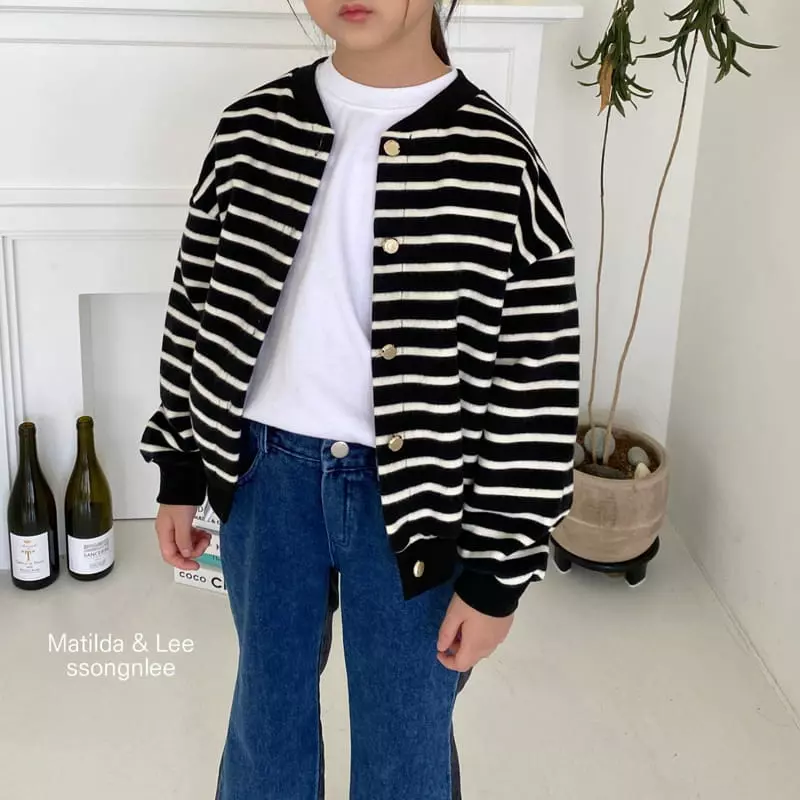 Matilda & Lee - Korean Children Fashion - #fashionkids - Stripes Cardigan - 6