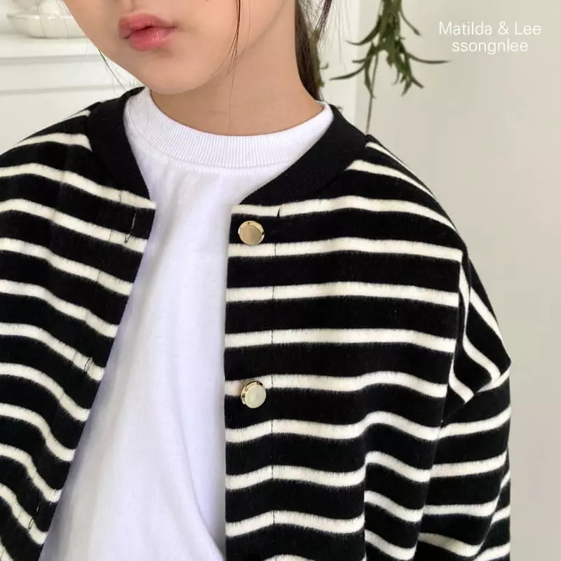 Matilda & Lee - Korean Children Fashion - #kidsshorts - Stripes Cardigan - 7