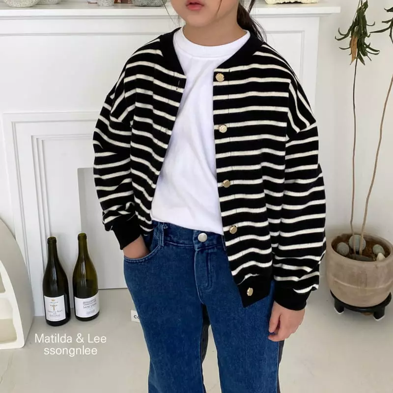Matilda & Lee - Korean Children Fashion - #kidsstore - Stripes Cardigan - 8