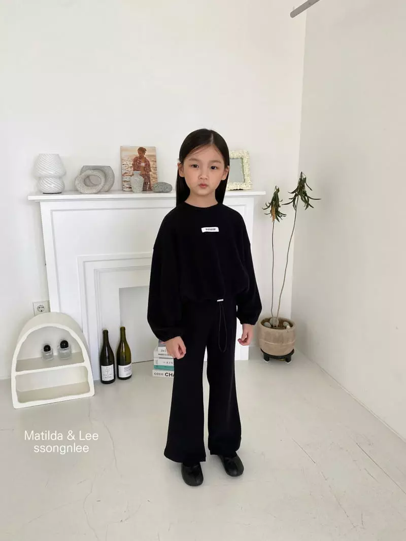 Matilda & Lee - Korean Children Fashion - #littlefashionista - Label Rib Set - 2