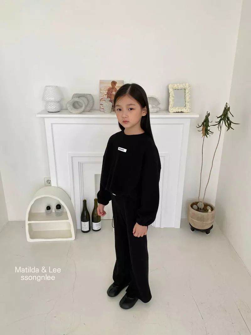 Matilda & Lee - Korean Children Fashion - #magicofchildhood - Label Rib Set - 4