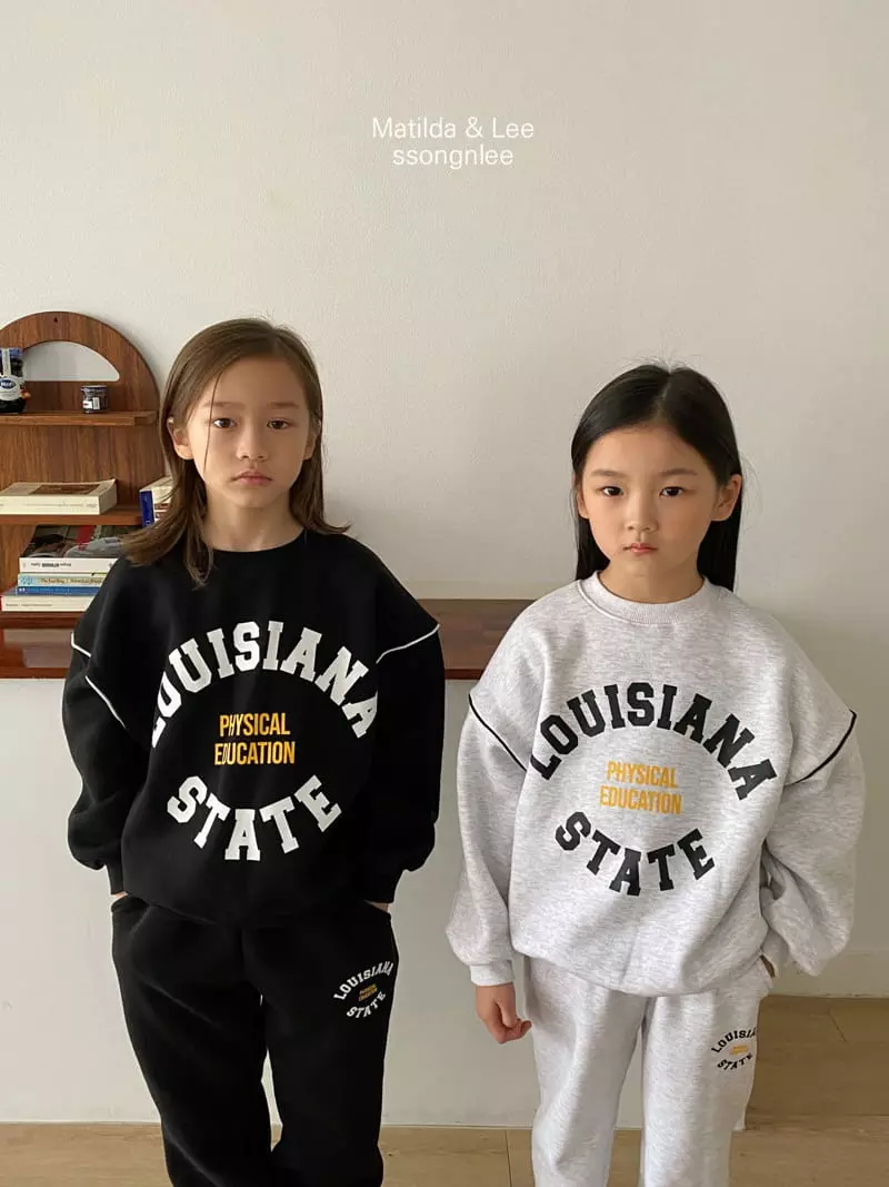 Matilda & Lee - Korean Children Fashion - #minifashionista - Pping Stripes Set - 3