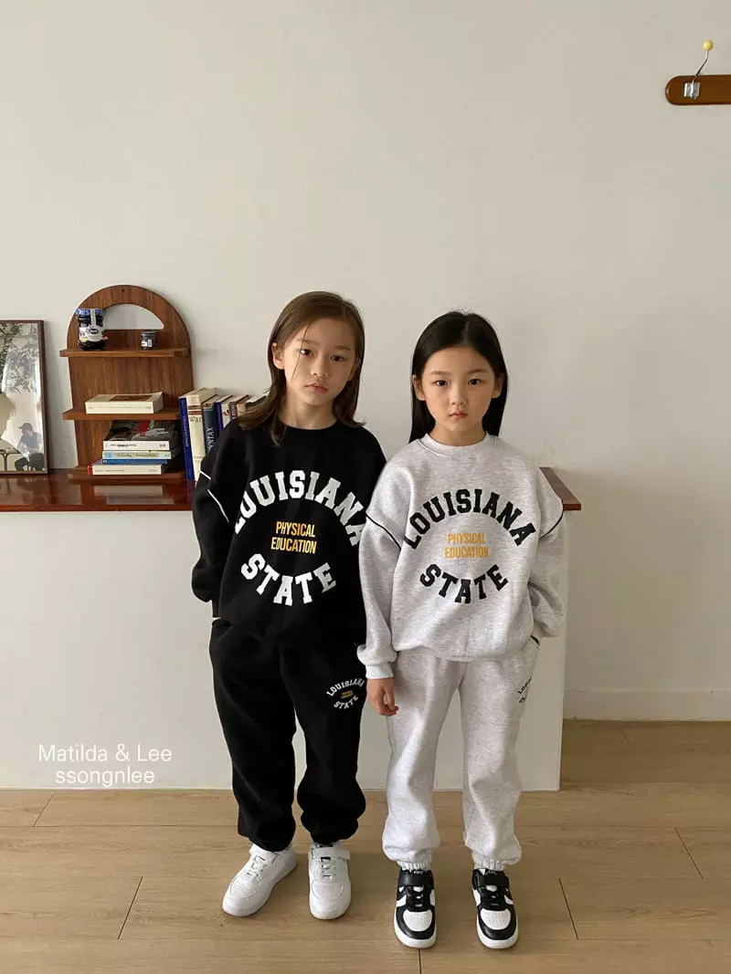 Matilda & Lee - Korean Children Fashion - #minifashionista - Pping Stripes Set - 4