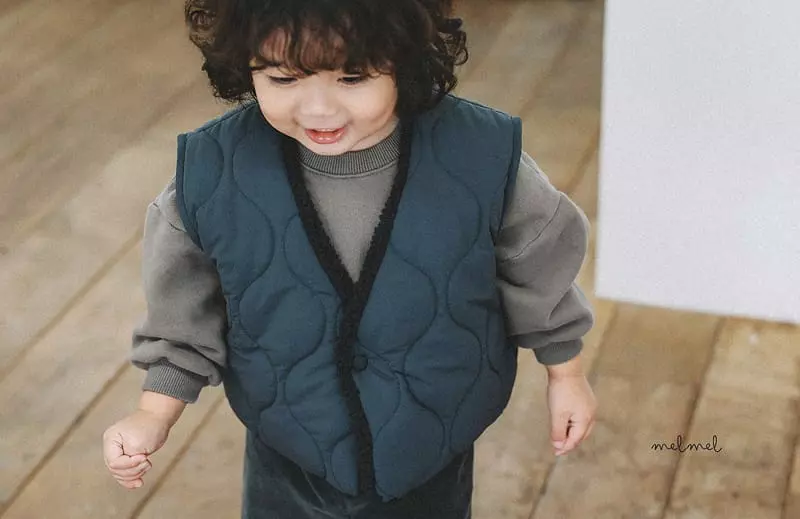 Melmel - Korean Baby Fashion - #babyboutique - Reversible Vest - 12