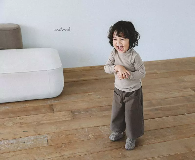 Melmel - Korean Baby Fashion - #babyfashion - Pocket Fleece Pants - 8