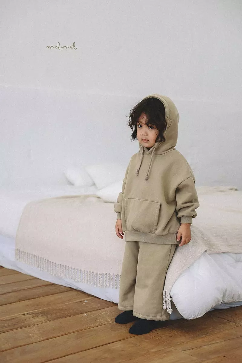 Melmel - Korean Baby Fashion - #babyfever - Fleece Terry Pants - 10