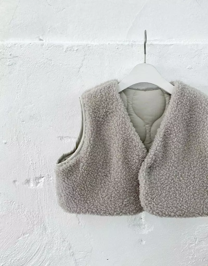 Melmel - Korean Baby Fashion - #babygirlfashion - Reversible Vest - 2