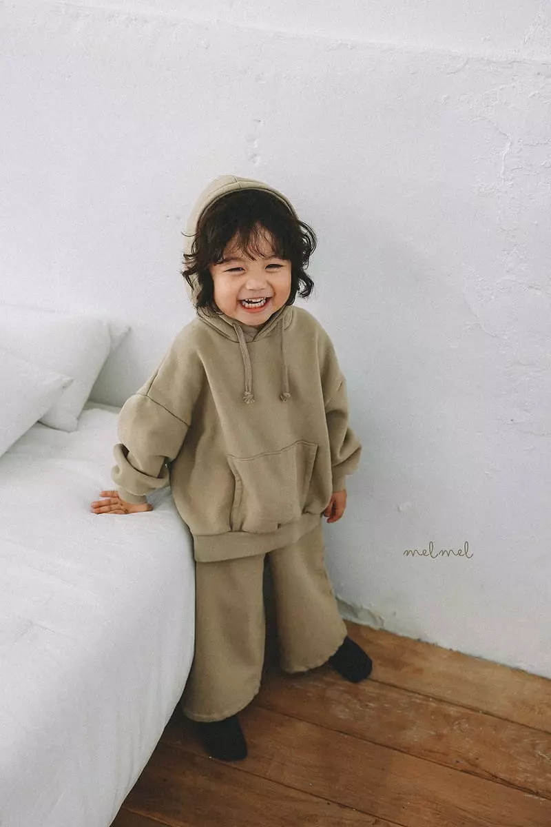 Melmel - Korean Baby Fashion - #babylifestyle - Fleece Terry Pants - 12