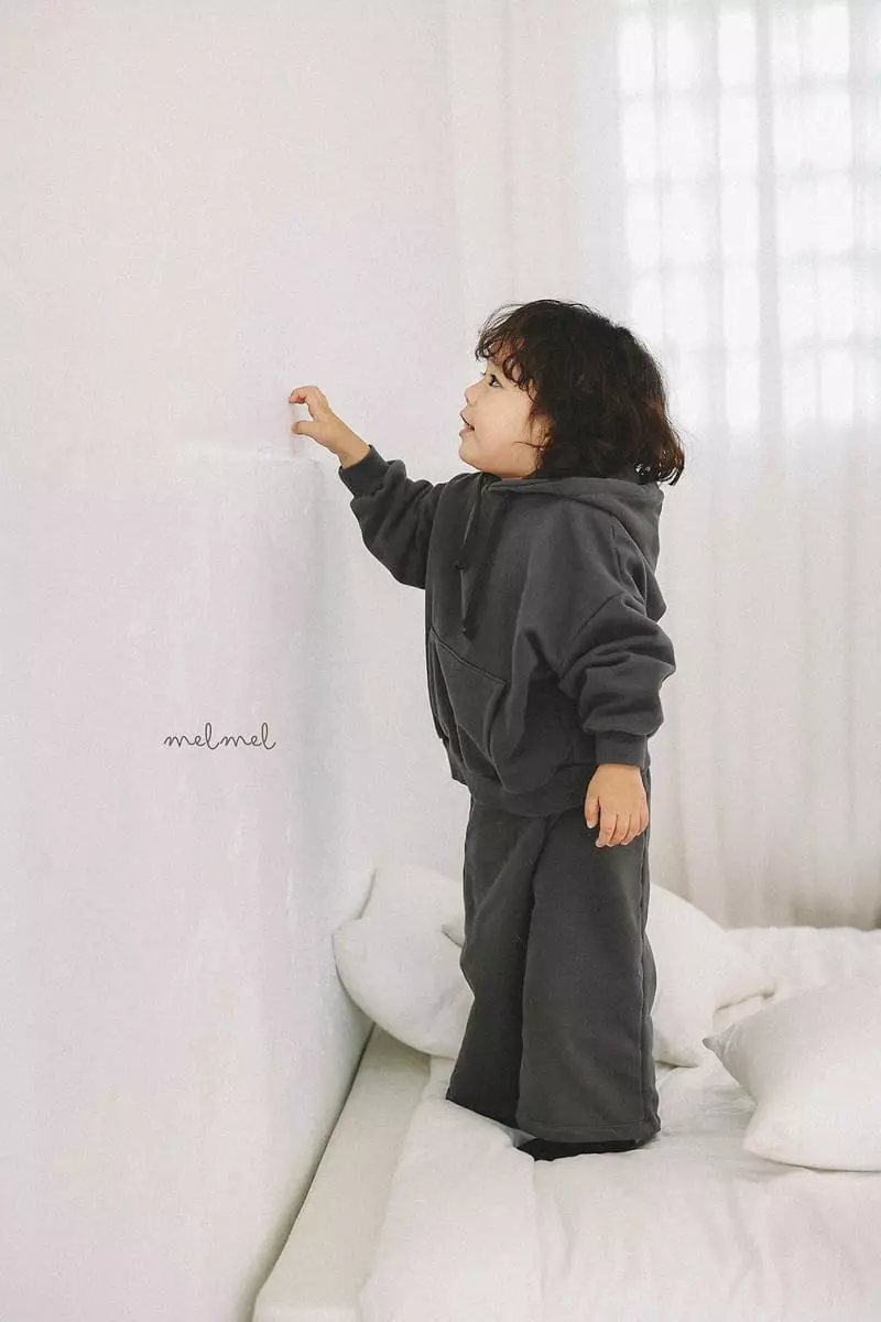 Melmel - Korean Baby Fashion - #babylifestyle - Fleece Hoody Set - 7
