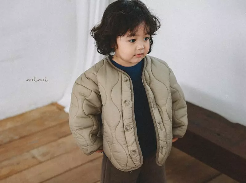 Melmel - Korean Baby Fashion - #babylifestyle - quilting Jacket - 5