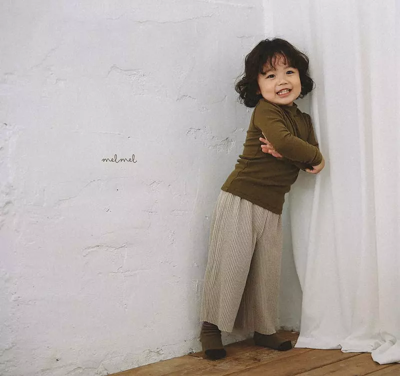 Melmel - Korean Baby Fashion - #babyoninstagram - Warm Half Turtleneck Tee - 11