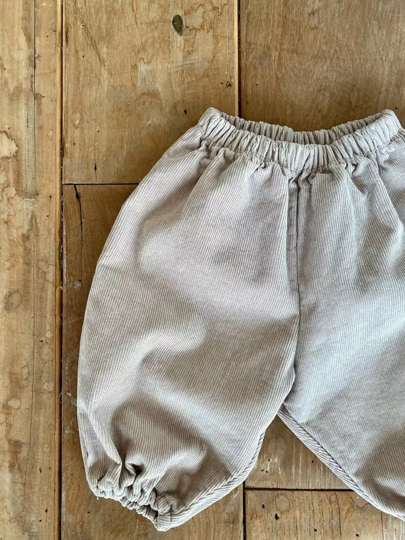 Melmel - Korean Baby Fashion - #babyootd - Rib Fleece Bloomer