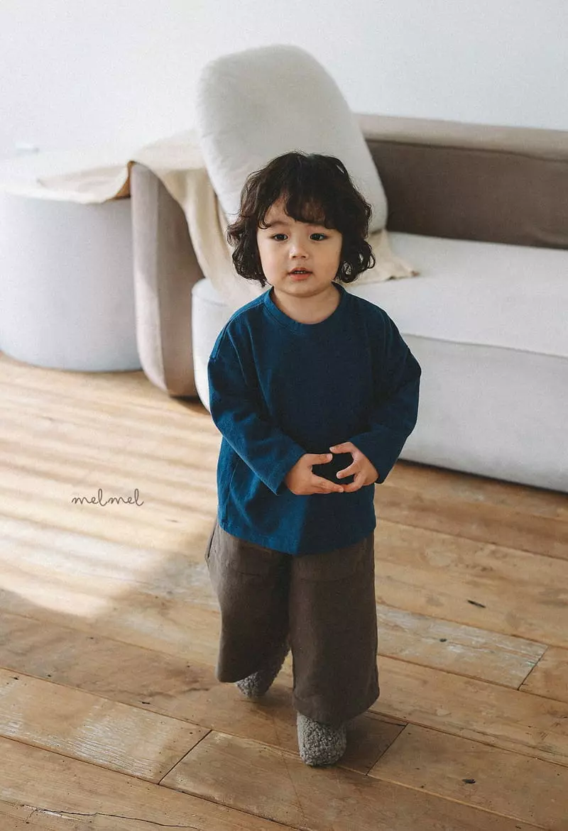 Melmel - Korean Baby Fashion - #babyootd - Peach Tee - 8