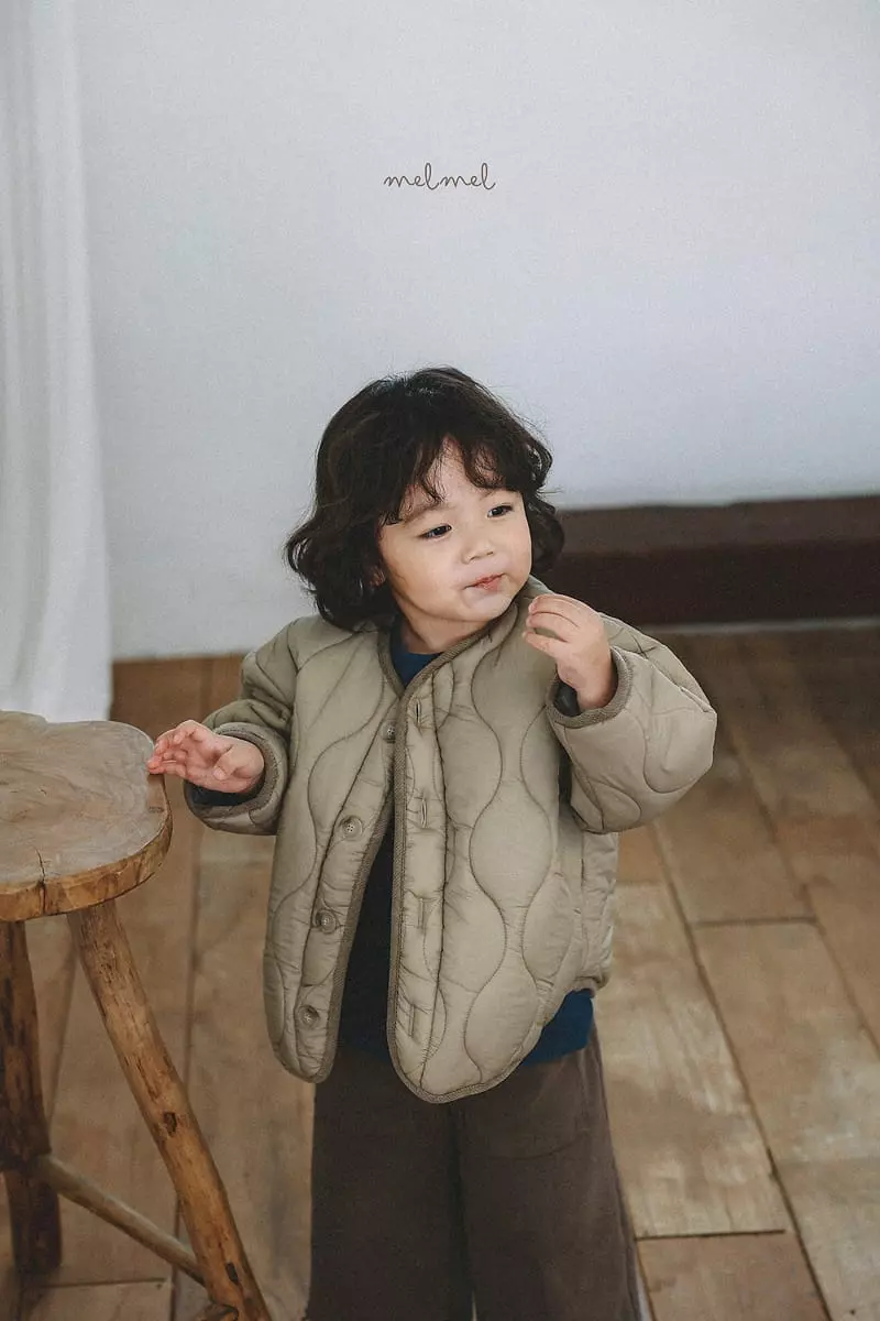 Melmel - Korean Baby Fashion - #babyootd - quilting Jacket - 7