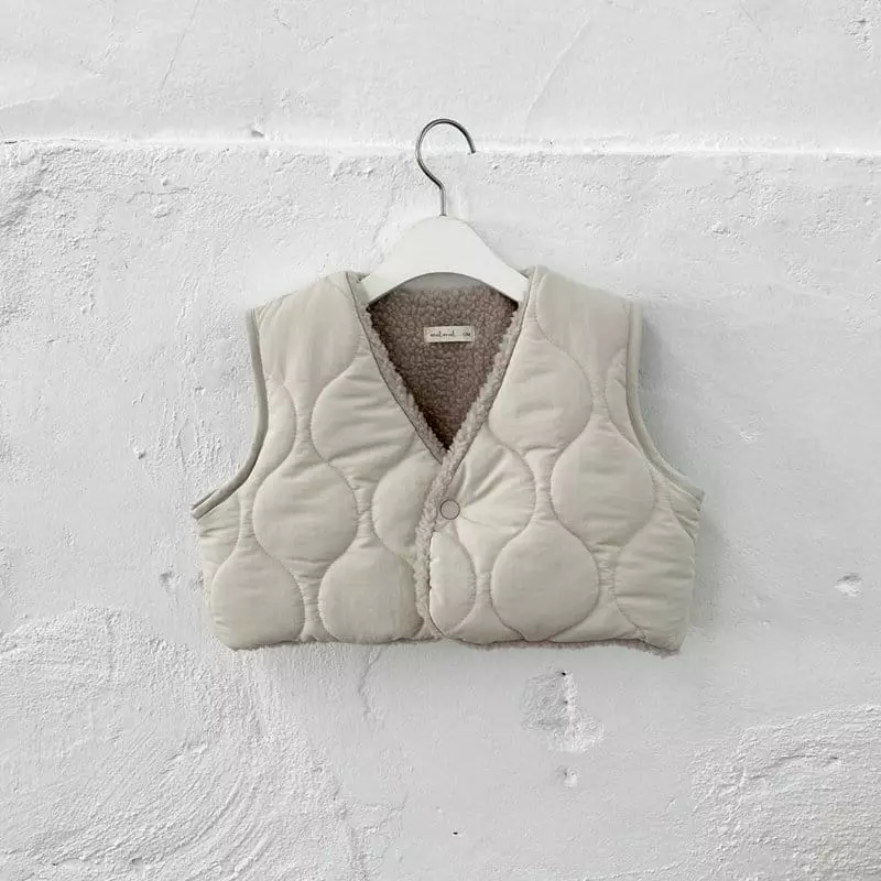 Melmel - Korean Baby Fashion - #babyootd - Reversible Vest - 5
