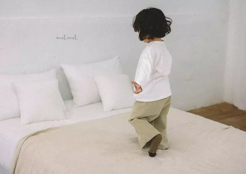 Melmel - Korean Baby Fashion - #babyoutfit - Peach Tee - 10