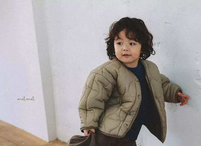 Melmel - Korean Baby Fashion - #babyoutfit - quilting Jacket - 9