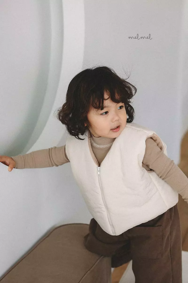 Melmel - Korean Baby Fashion - #babywear - Short Padding Vest - 7