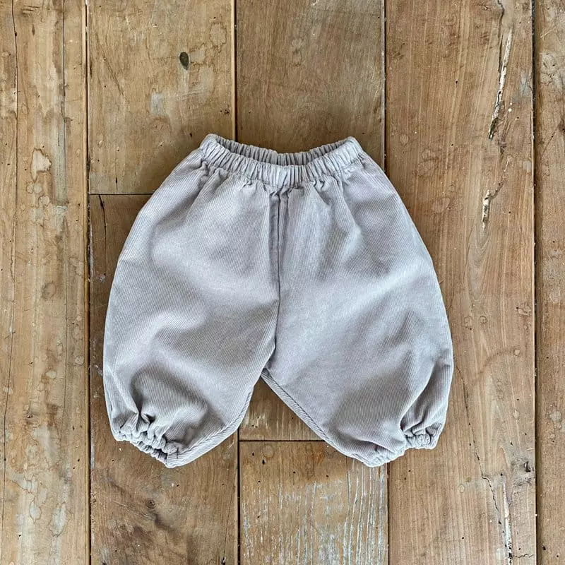 Melmel - Korean Baby Fashion - #onlinebabyboutique - Rib Fleece Bloomer - 5