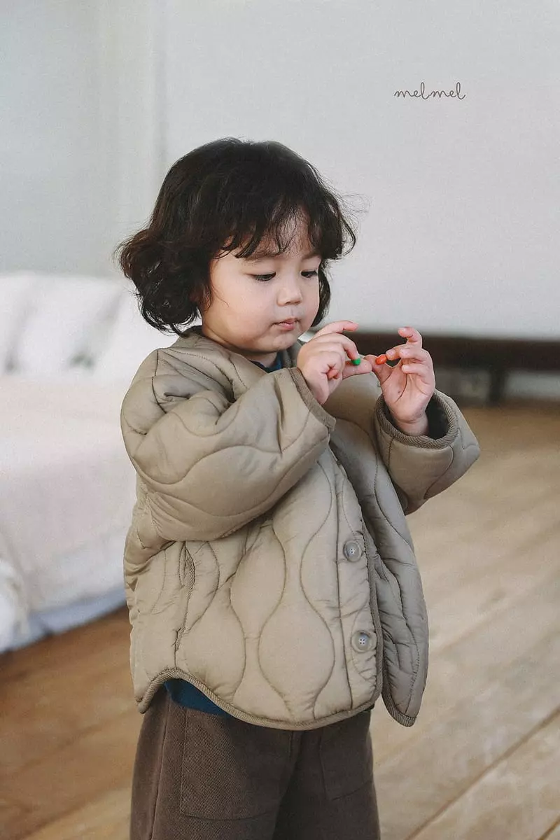 Melmel - Korean Baby Fashion - #onlinebabyboutique - quilting Jacket - 11