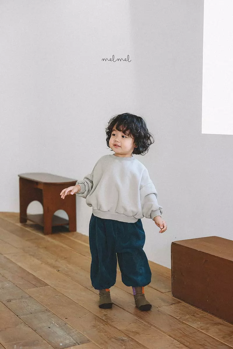 Melmel - Korean Baby Fashion - #onlinebabyshop - Rib Fleece Bloomer - 6