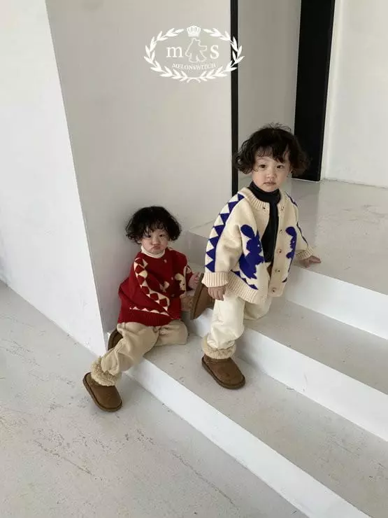 Melon Switch - Korean Children Fashion - #Kfashion4kids - Chiristmas Rabbit Cardigan - 9