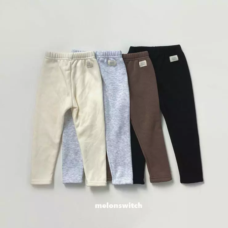 Melon Switch - Korean Children Fashion - #kidzfashiontrend - Warm Mink Leggings - 4