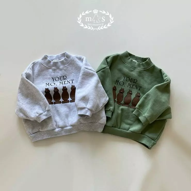 Melon Switch - Korean Children Fashion - #Kfashion4kids - 4 Bears Sweatshirt