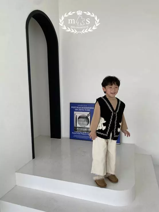 Melon Switch - Korean Children Fashion - #Kfashion4kids - Bear Vest - 8